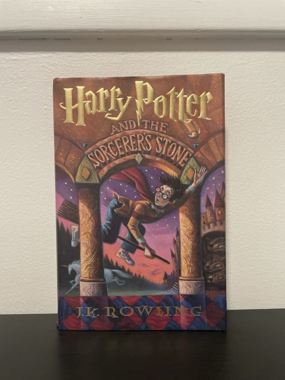 Harry Potter & The Sorcerers Stone First US Edition Print Book 1998 Hardcover